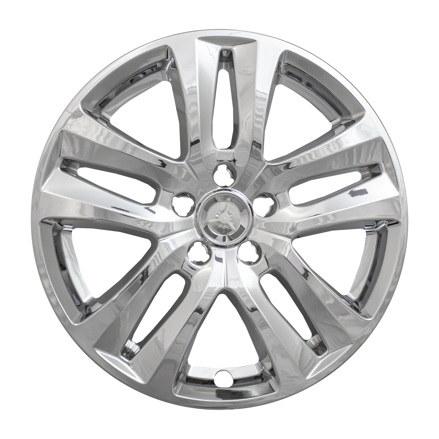 4 Chrome 18" Wheel Skins For Ford Explorer XLT 2020-2024 - Snap-On Hub Caps