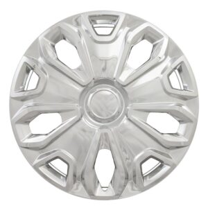 2015–2024 Ford Transit 150 16 Inch Chrome 5-Spoke Hubcaps | OEM Style Wheel Covers | Hollander #7068 | Set of 4 | Easy Install