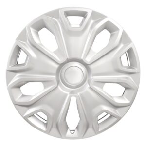 2015–2024 Ford Transit 150 16 Inch Silver 5-Spoke Hubcaps | OEM Style Wheel Covers | Hollander #7068 | Set of 4 | Easy Install