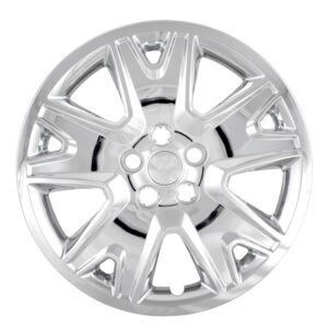 2013–2016 Ford Escape 17" 5-Spoke Chrome Hubcaps Wheel Covers – ABS Plastic – Under-Lug Nut Fitment – Hollander #7062