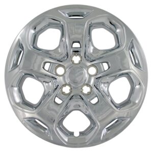 2010–2012 Ford Fusion 17 Inch CHROME  5-Spoke Bolt-On Hubcaps | OEM Style Wheel Covers | Hollander #7052